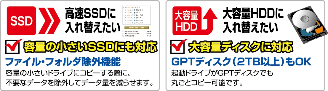ファイナルハードディスク/SSD入れ替えv16製品説明