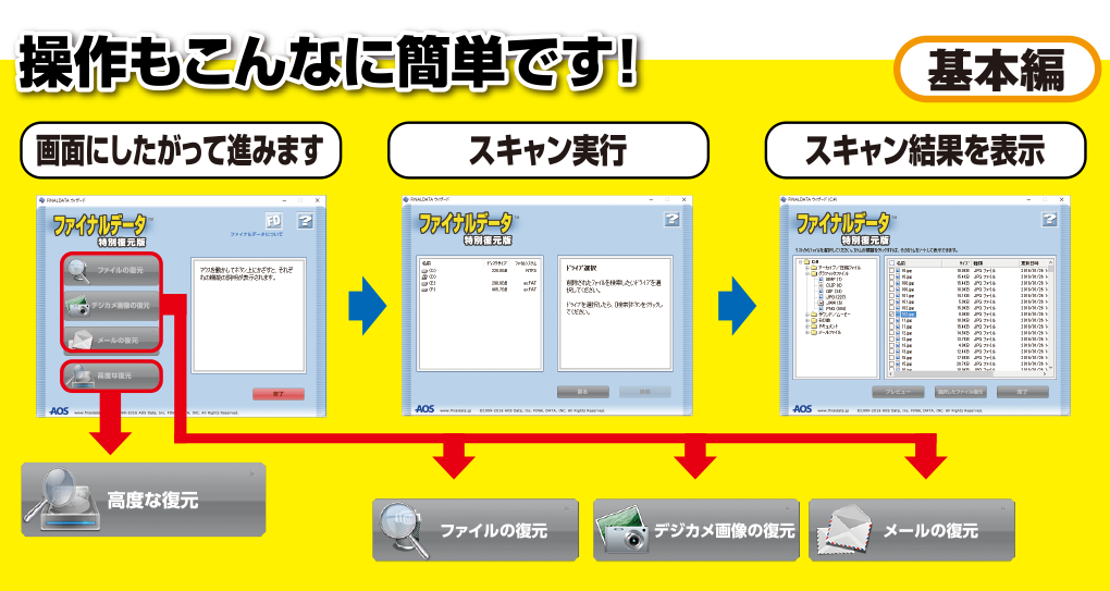 パッケージ版】ファイナルデータ11plus 特別復元版 | AOSストア | PC 